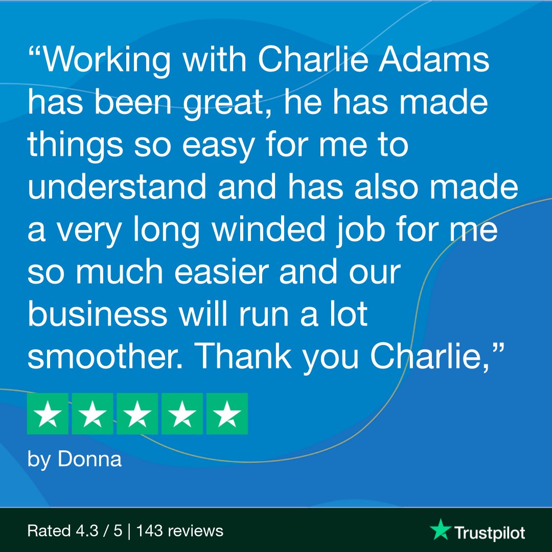 Thanks to Donna for this fabulous Trustpilot review! It's no surprise to us that the incredible Charlie Adams is saving the day for our customers — but we love getting the chance to call it out! #CustomerAppreciation #EmployeeAppreciation #Feedback