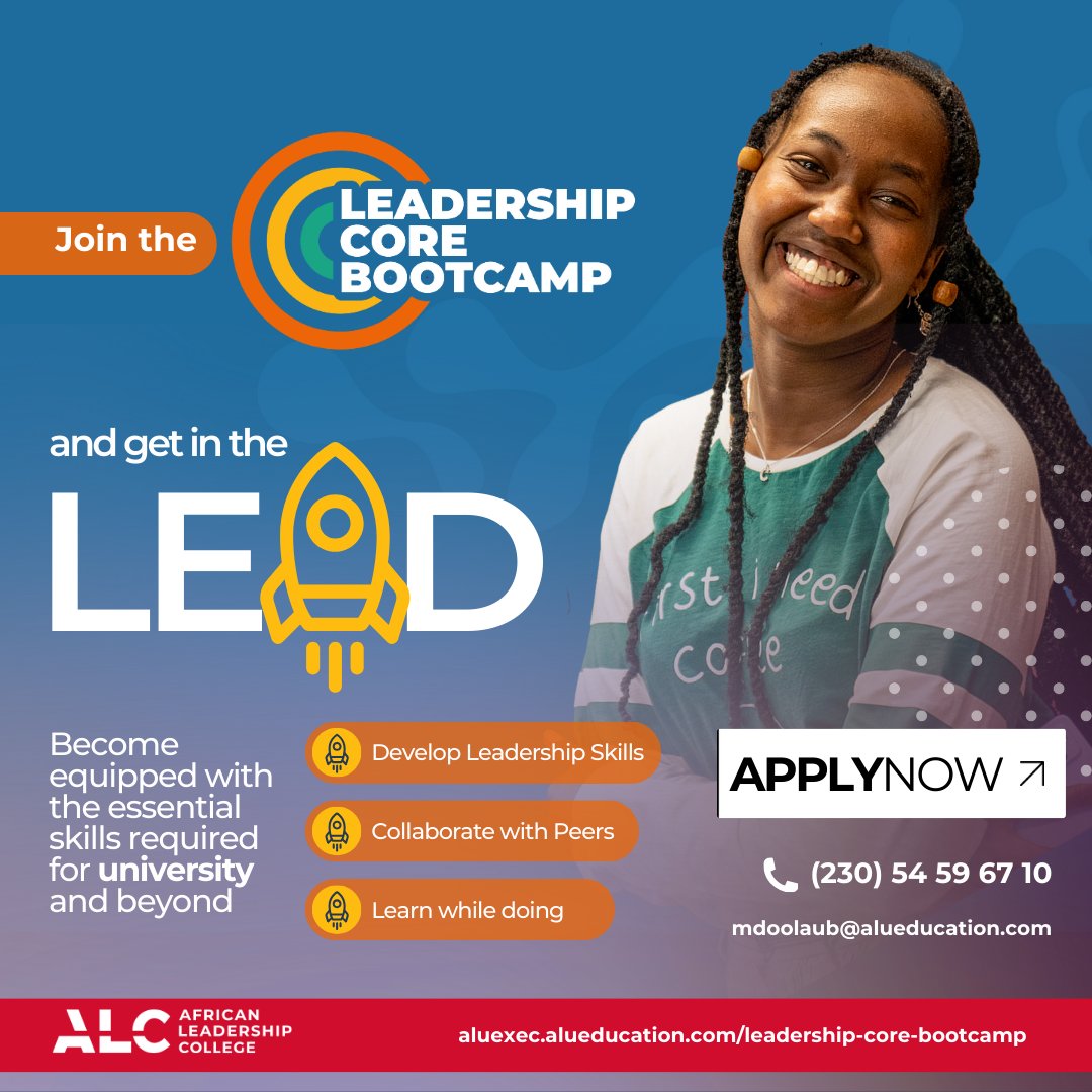 Get ready to accelerate towards university success with our Leadership Core Bootcamp (#LCB)! Perfect for High School students and graduates on their way to university, this program is your key to mastering critical thinking and leadership skills. Apply 👉🏽 bit.ly/3Q3QD23