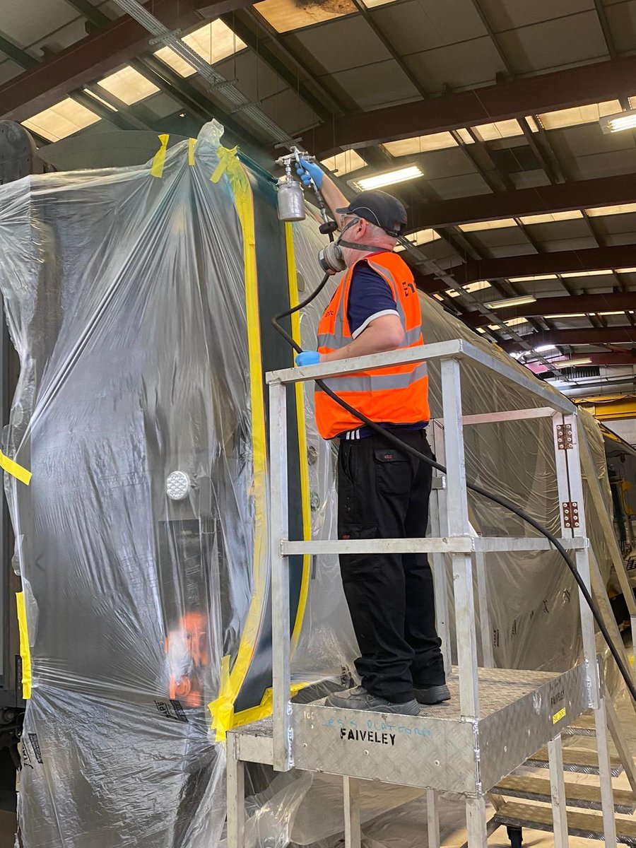 Uncover top-tier services for GRP rail vehicle repair at EnPro! We expertly restore vehicles with meticulous on-site prep, precise priming, and spray painting using rail-approved paint. Trust us for thorough rail vehicle solutions. #EnProUK #RailRestoration 🚄🛠️🎨