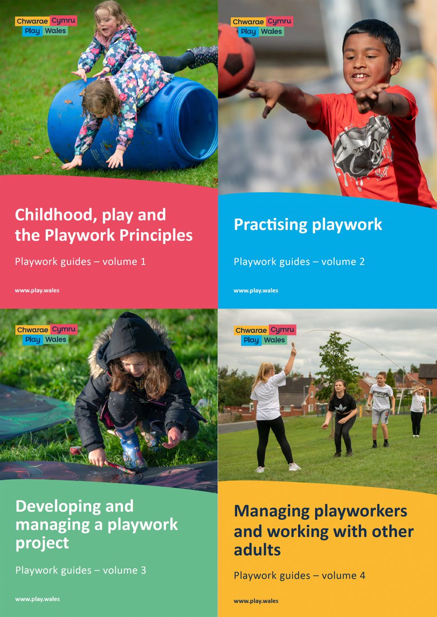 Thank you to everyone who has ordered printed copies of our 'Playwork guides' so far. There are still a limited number available to order for free if you live or work in Wales, plus a small postage fee. For more information, visit: play.wales/news/play-wale…