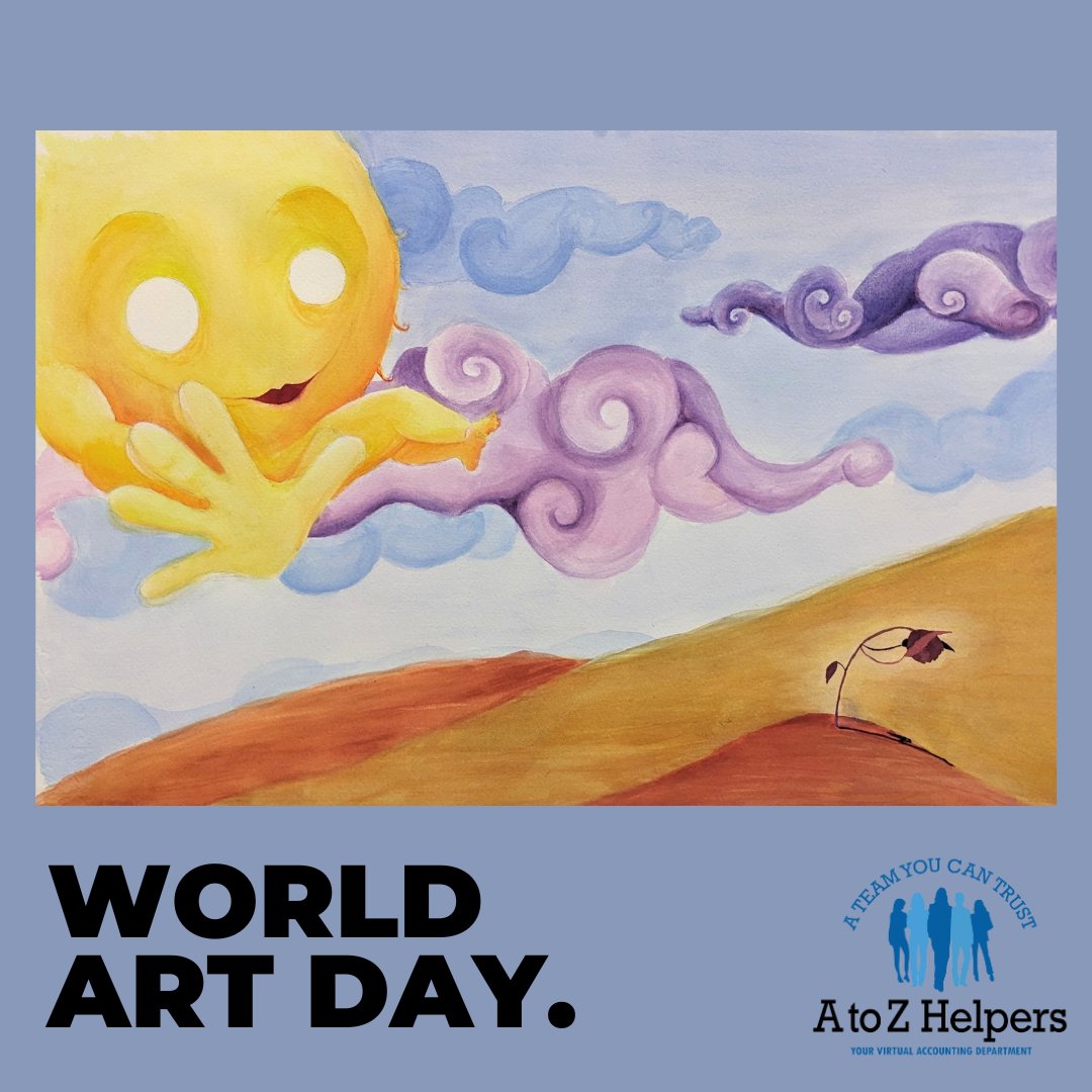 Happy World Art Day!

#art #artappreciation #atozhelpers #VirtualAccountingDepartment
