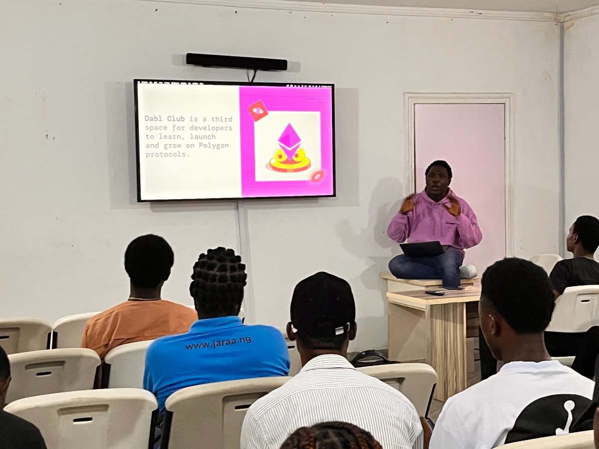 Timothy_Ovie's tweet photo. We enjoyed chatting about the Dencun upgrade, and doing a live transaction on both Blockchains while discussing its possibilities. π
We also talked about Dabl Club - A third space for developers to learn, launch, and grow on Polygon. β¨
#PolygonGuildDelta https://t.co/UfJfpSIplV