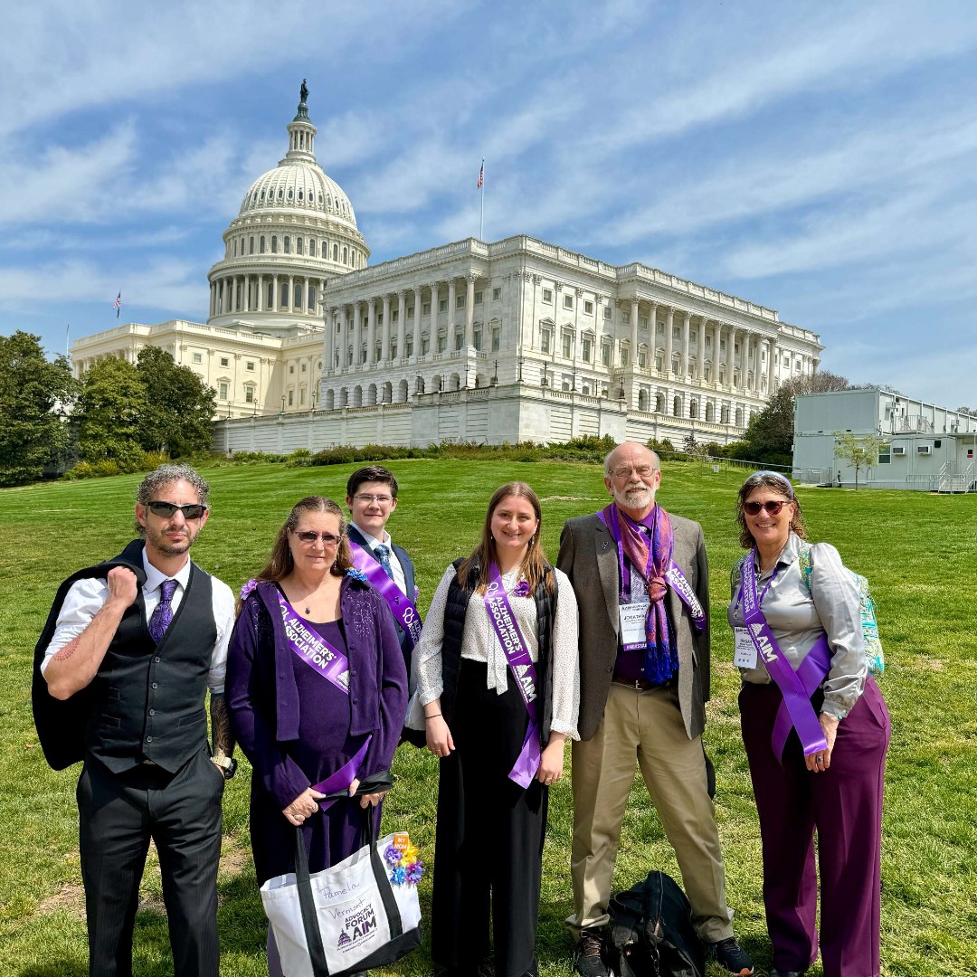 VTAlz's tweet photo. Thank you to our advocates who attended this year’s #alzforum and to ALL our advocates in Vermont. Because of your advocacy, the fight to #ENDALZ is stronger. And though our work is far from done, we have so much to be proud of. 💜 https://t.co/acn3q5ICy2