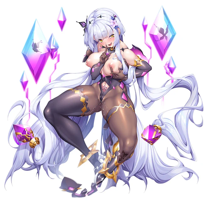 【対魔忍RPGX】4/16 16:00よりガチャに新キャラ追加!悪堕ち舞だと!?新イベントに合わせて新たな臥者が追加。ぽ～しょん先生謹製、闇出レ悪紙舞が登場!!「そうです、あなたのそばには私一人だけ、 ううん、おまけでまりちゃん先輩と 二人だけがいればいいんです」 
