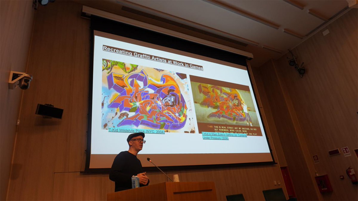 Dr Kieran Nolan a lecturer in the School of Informatics and Creative Arts recently presented his research at IULM University of Milan on 14th March for Fotoludica, the first Italian Conference on In-Game Photography. Read more: tinyurl.com/uwnvzru4 #fotoludica