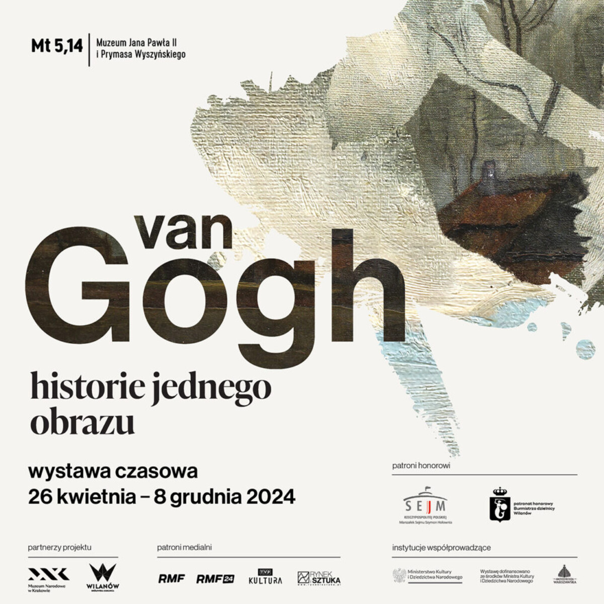 W #ŚwiatowyDzieńSztuki serdecznie zapraszamy na wystawę '#VanGogh. Historie jednego obrazu' - prezentację jedynego w polskich zbiorach obrazu Vincenta van Gogha. Już od 26.04 będzie można go oglądać w #Mt514: ➡️mt514.pl/wydarzenia/van… #Wilanów #WorldArtDay