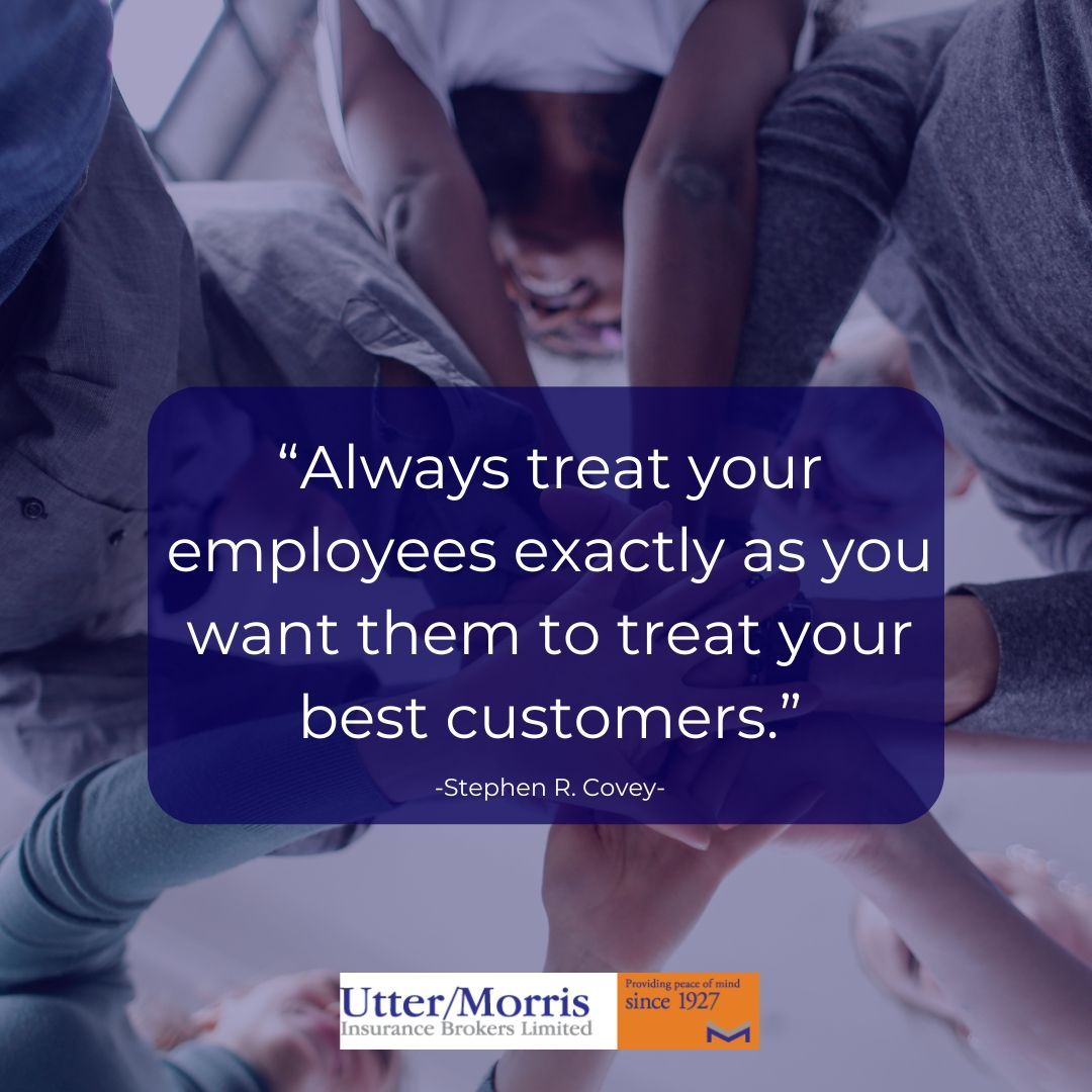 At Utter Morris we work as a family and will treat you as such too! #motivationalmonday