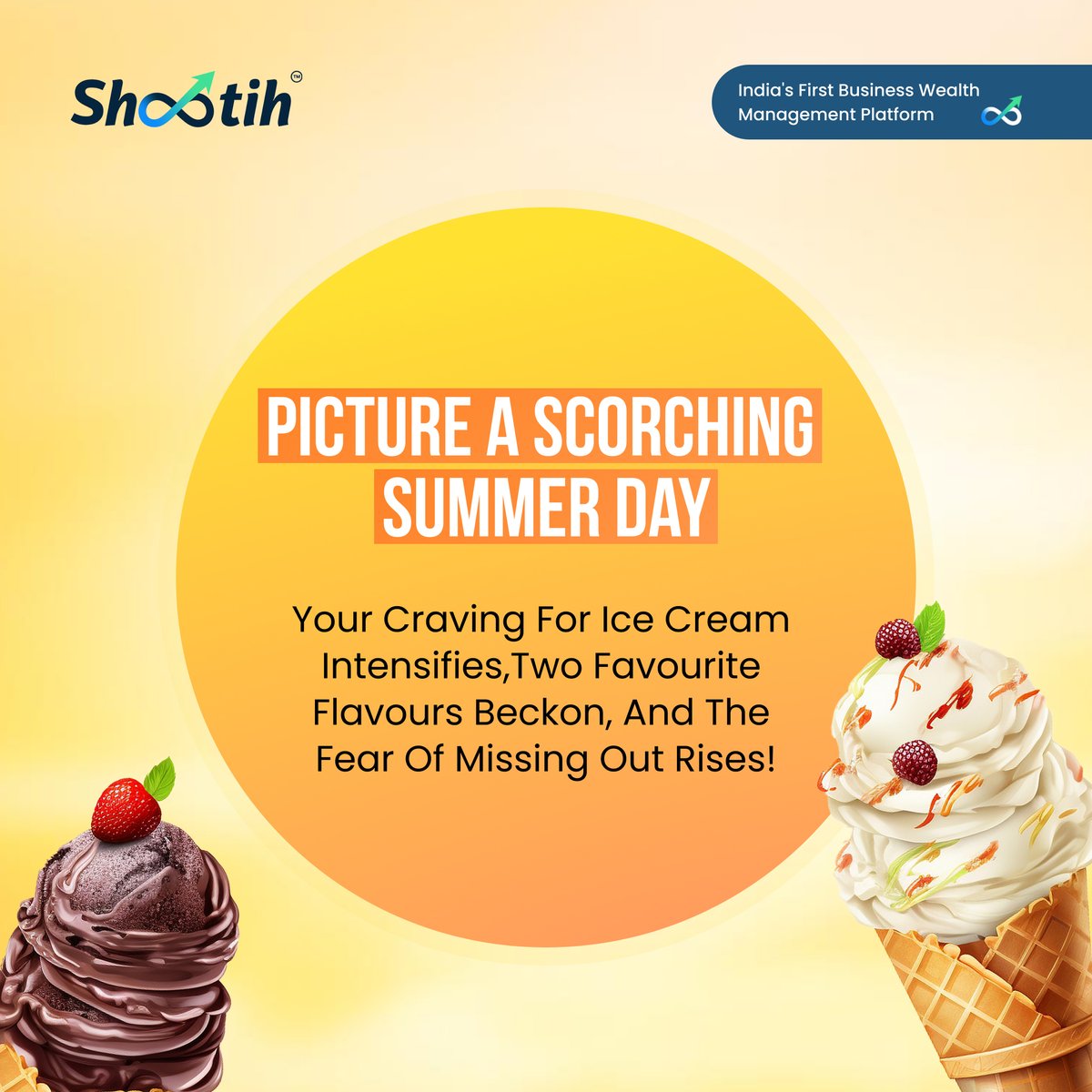 shootih's tweet photo. Imagine enjoying two different ice cream flavors🍧 on a hot summer day without compromising on either. 🍨

📊Similarly, with Hybrid Funds, you can enjoy the stability akin to debt funds along with the potential returns of equity investments.

#debtfunds #mutualfunds https://t.co/FNkDEtl8co