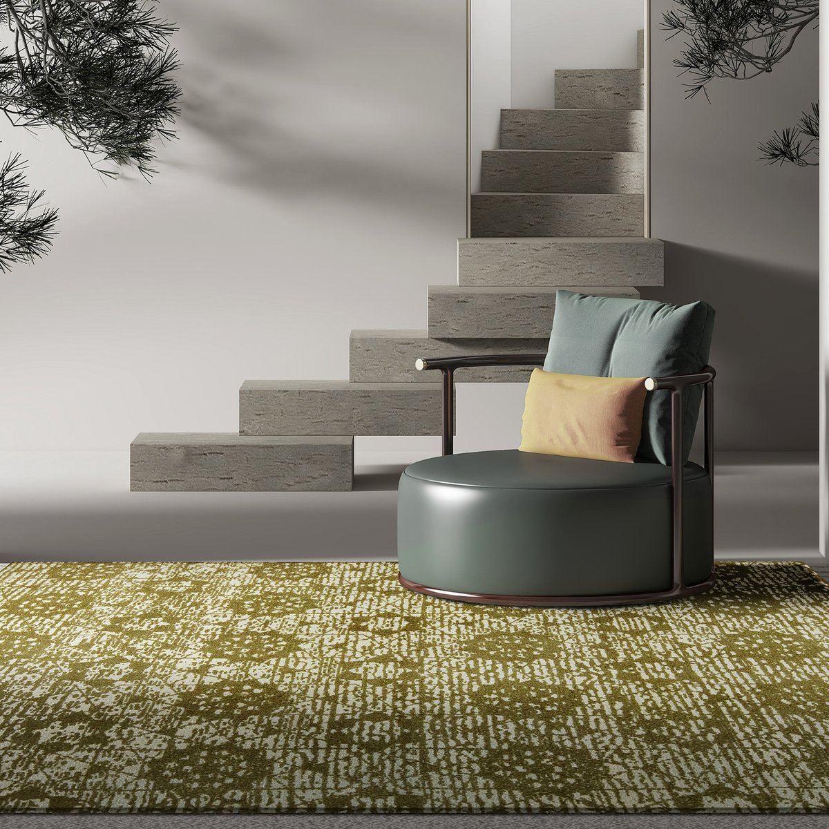 Narrating themes and artistic viewpoints from the early 15th century. Our Baltimore green is proof of an iconic conventional style. Enquire Now 👉 bit.ly/4aVNCJa #hospitalityrugs #tailormaderugs ​#rugproduction #bespokerugs #woolrugs #rugswholesale #customrugs