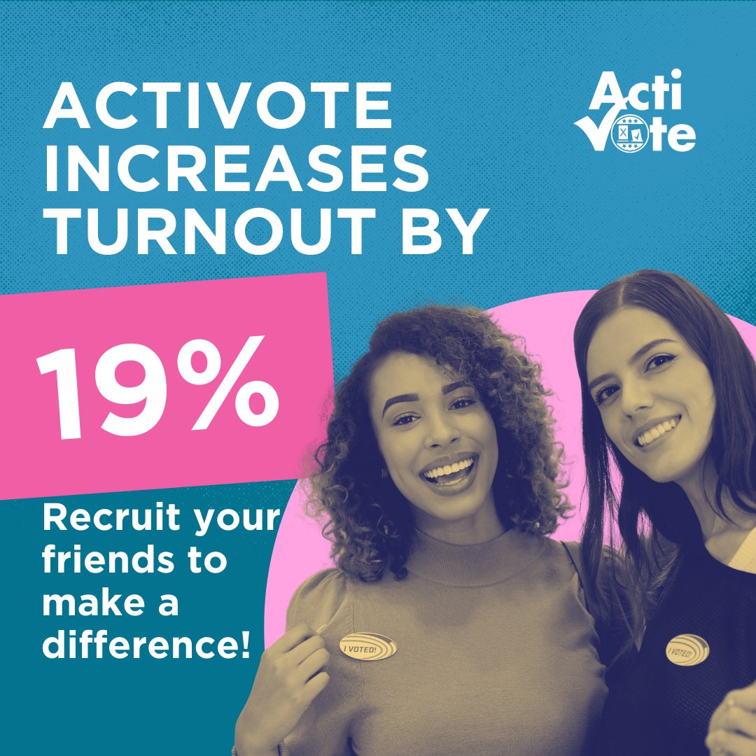 ActiVote is accessible on desktop and on your phone via our app! Through our user-friendly experience, we have increased turnout by 19%! 2024 is the year to be activated and make a difference for yourself and your peers. Head to activote.net and get started!