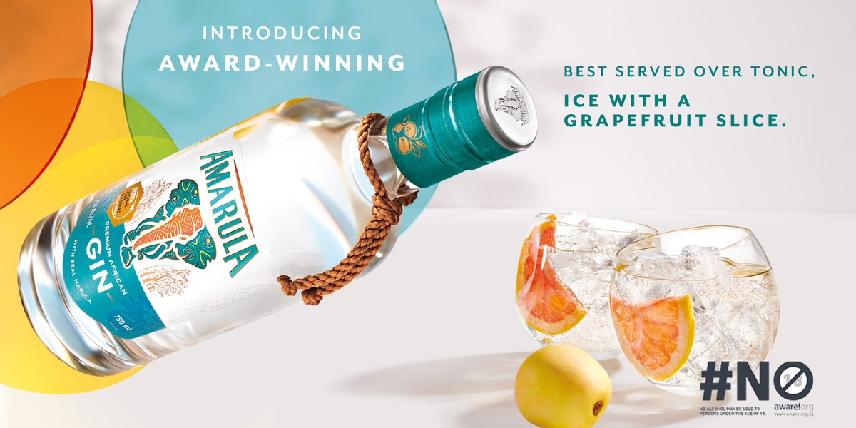 Here's to NEW experiences with Amarula Premium African Gin. Crafted from real marula fruit spirit, it's a #ASpiritForAllSeasons guaranteed to uplift and bring a smile to your face. Enjoy it over tonic, ice, and a grapefruit slice. #AmarulaAfricanGin