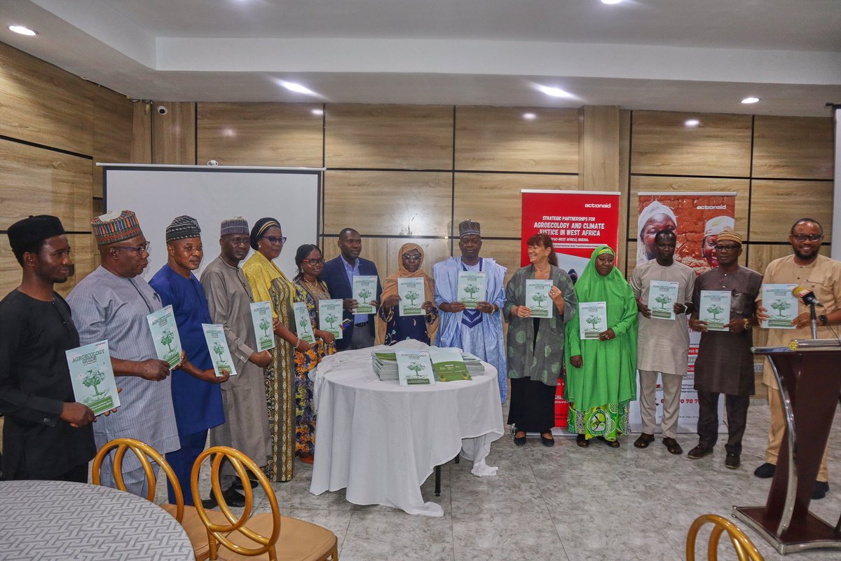 Unveiling of Agroecology training manual at the National Summit on Agroecology and Public-Private Partnership on Agroecology live in Abuja! #agroecologysummit #farmingfortomorrow #sustainablefarming