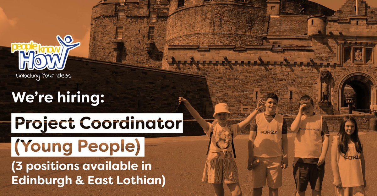 We're looking for three Project Coordinators to join our young people's service! You'll work as part of a team supporting children, young people and their families in the transition from primary to secondary school in #Edinburgh or #EastLothian. Apply now: peopleknowhow.org/work-with-us