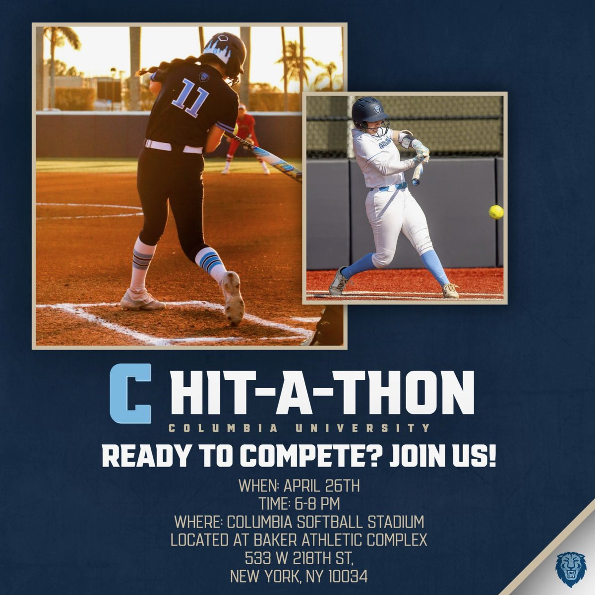 CULionsSoftball's tweet photo. CLICK HERE FOR ALL DONATION OPTIONS.  HOPE TO SEE YOU AT THE FIELD FOR A FUN EVENING!
https://t.co/RQrphVmrA7 https://t.co/UPWuGHBqzo
