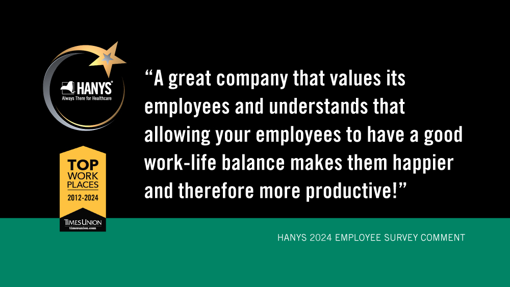 We're proud to be named a ✨Top Workplace✨ for 13 years straight! Join us at HANYS.org/careers