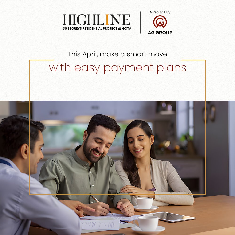 This April, make a smart move to Highline with our easy payment plans. Unlock the door to your dream home without financial stress. It's time to make a move that makes sense. 

Book your home today!

#greenbuiding #greenapartments #highline #aggroup #iconic #premium3BHK