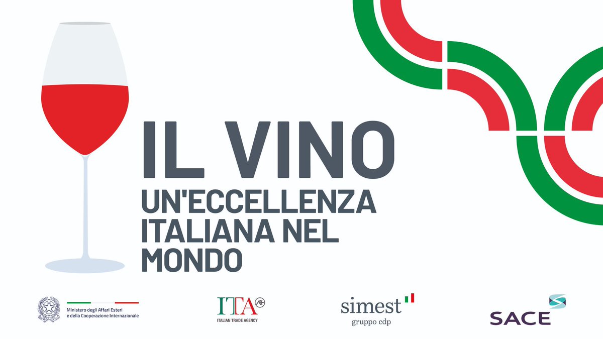Si è aperta il #14aprile la 56^ edizione di #Vinitay. L’Italia 🇮🇹 è fra i primi paesi per il numero di bottiglie esportate. Il Sistema Paese, coordinato da #MAECI con #ICE, #SIMEST e #SACE, sostiene le aziende del settore, accompagnandole sui mercati esteri. 👉🏻