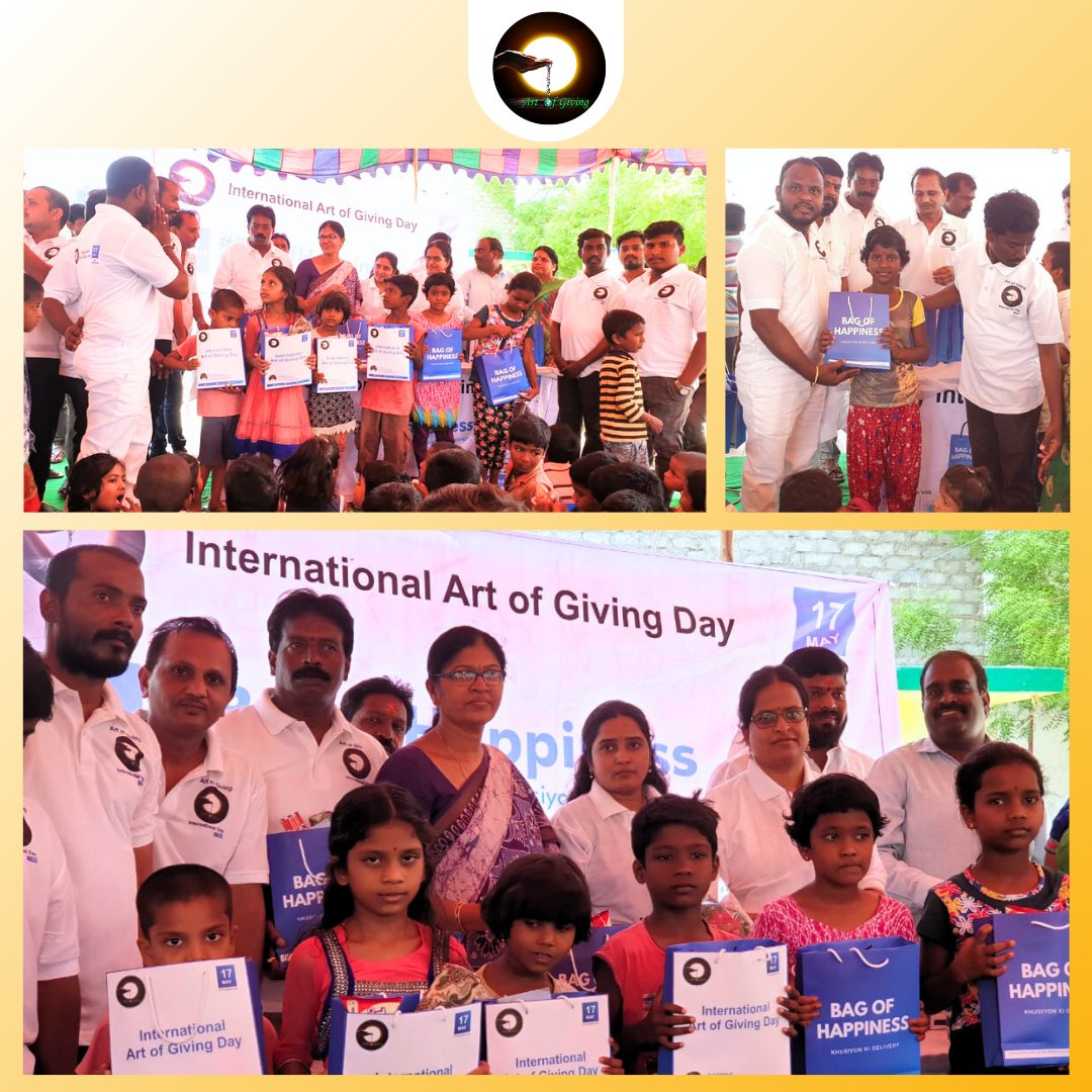 #ArtOfGiving believes in spreading joy through every step of the journey, creating moments of happiness and warmth along the way.
.
.
.
.
.
.
#AOG #happinessiskey #BagOfHappiness