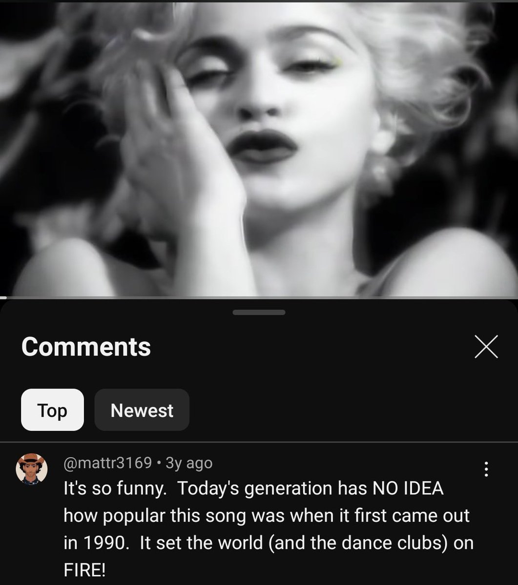 When i see these comments i always think how one day all the people that witnessed Madonna's peak will be gone and we won't have more stories and facts to know 😥
