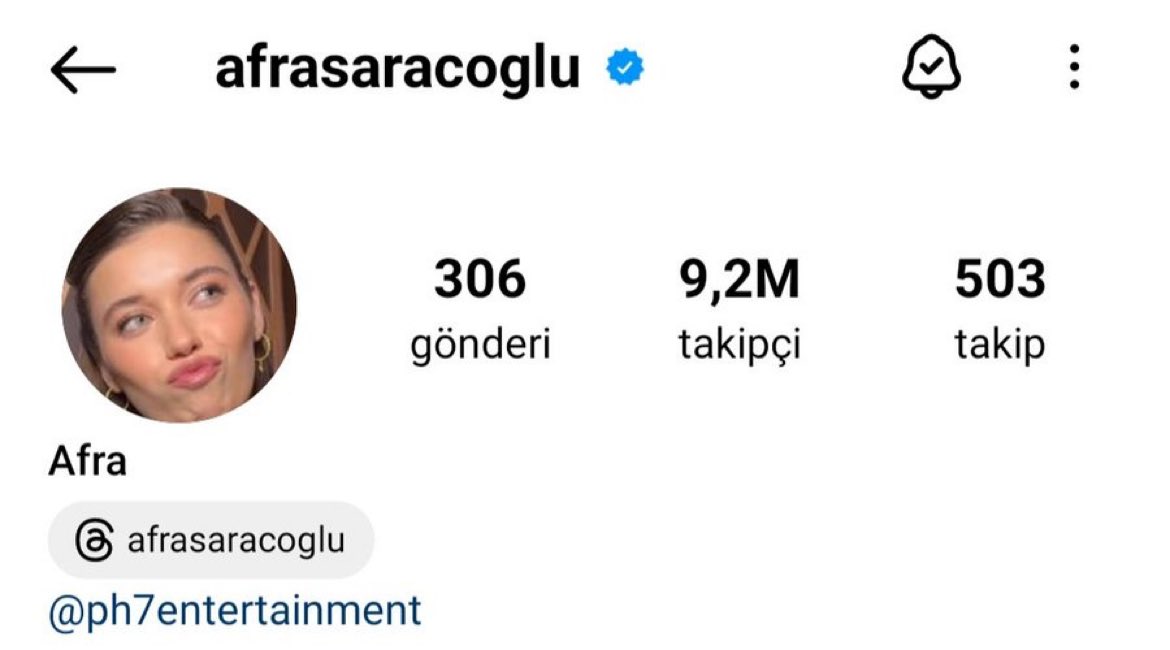 Maşallah sana #AfraSaraçoğlu