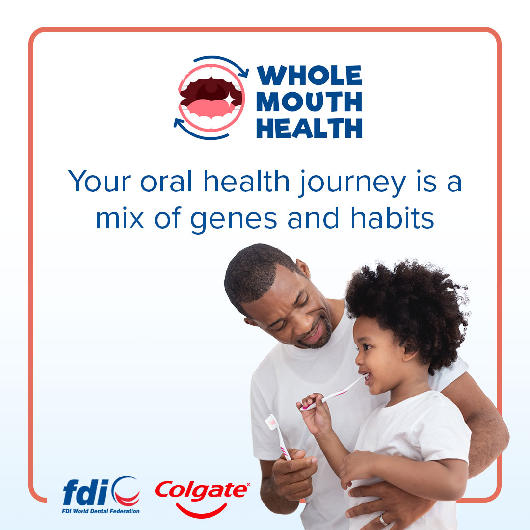 Your oral health journey is a mix of genes and habits🧬🦷🪥 

Contribute to our research by sharing your lifelong #OralHealth behaviors through our #WholeMouthHealth Arcade.

Let's understand what drives us to start or stop these habits. Play now 🔗fdi.ngo/3AS4RK3