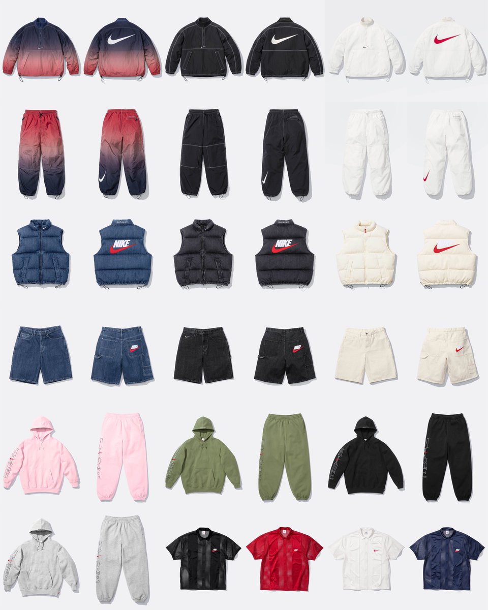 Supreme x Nike Spring 2024 Apparel