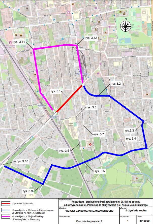 Starostwo's tweet photo. ❗️Rozpoczynamy  kolejny etap przebudowy Sienkiewicza w Piasecznie
🚧Od 18.04 zamknięty  będzie odcinek od Wojska Polskiego do Dworcowej.
Objazdy ulicami: Wojska Polskiego – Nadarzyńska – Dworcowa oraz Gerbera – Księcia Janusza I starego – 1 Maja – al. Kalin – al. Kasztanów. https://t.co/P1QZk9dE1W