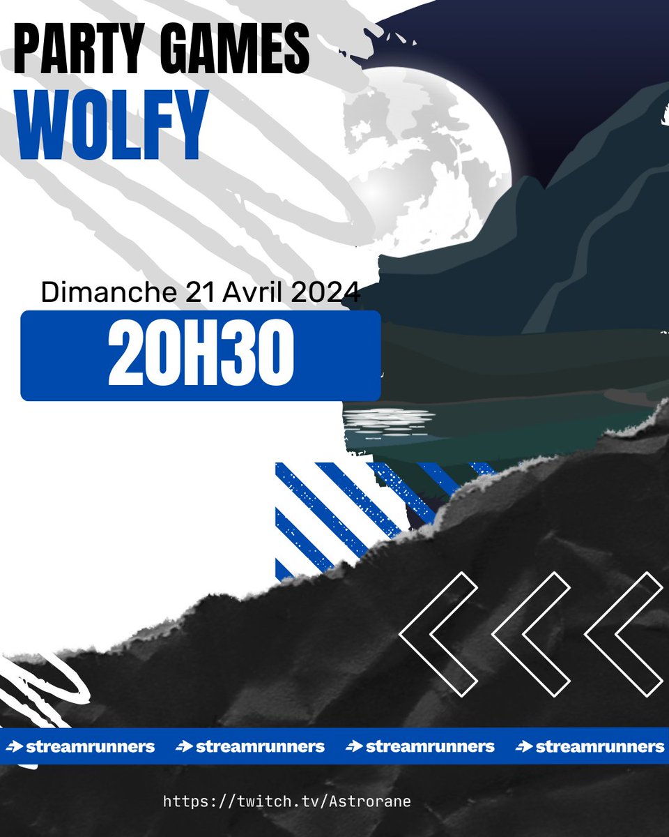 Orane_ttt's tweet photo. 🎲 Venez participer à “WOLFY” !  

🗓️ Ce Dimanche  **21/04 à 20H30**.  

🔍Objectif des loups-garous, éliminer les villageois Objectif des villageois, éliminer les loups-garous

🎁 **Récompenses pour tous les participants  !**  👇Lien d'inscription dans les commentaires : https://t.co/qZB8RwfuYG