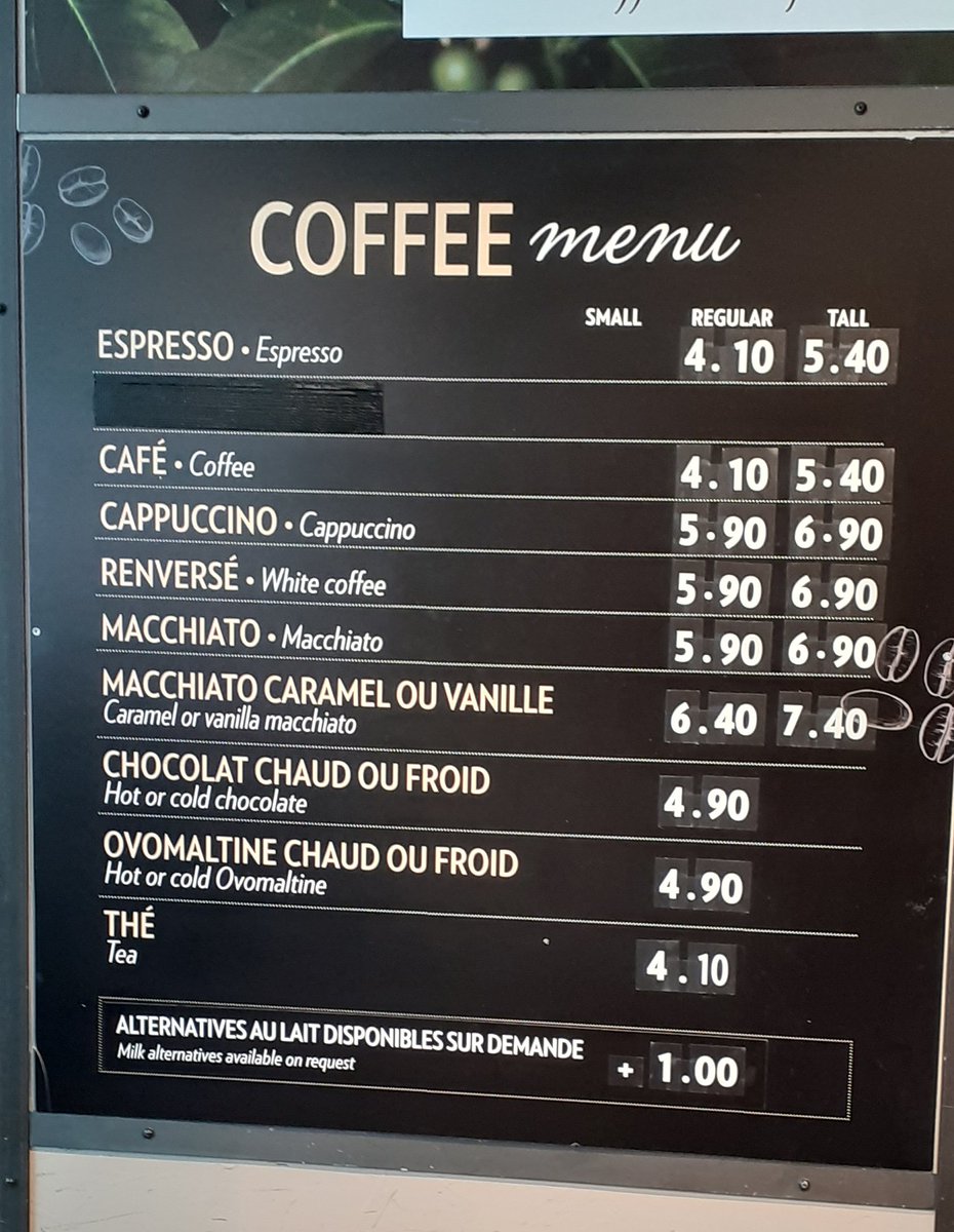 Buying a coffee in Switzerland can be tricky. It's expensive, and also 'Macchiato' on its own could mean what Italians think it does (caffe macchiato, an espresso with a spot of milk) or what Germans think it does (latte macchiato, a bucket of milk with an espresso shot).