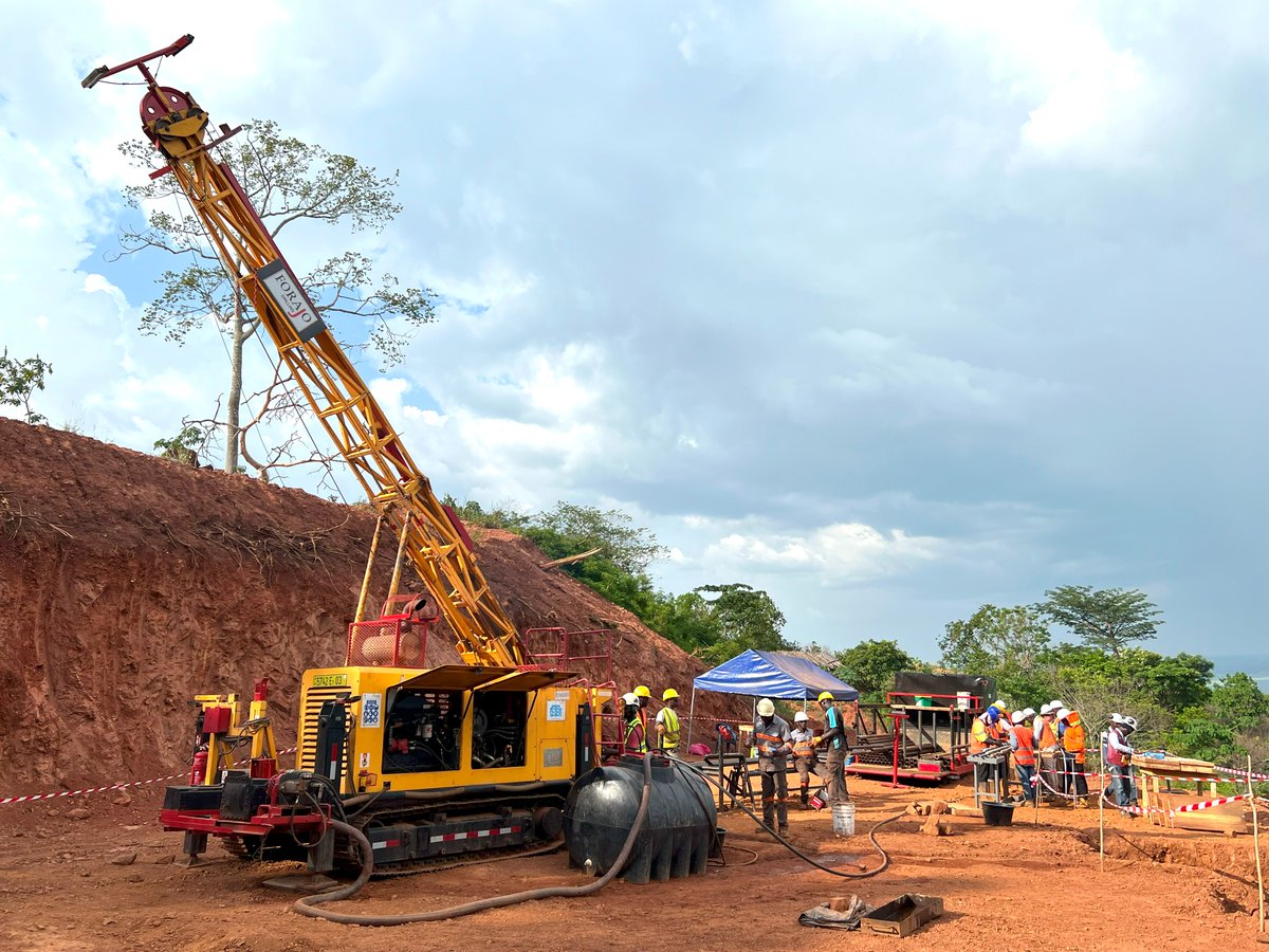 KoboResources's tweet image. The first phase of our 2024 diamond #drillprogram (~4,000 - 5,000 m) is well underway our #KossouGoldProject.

Our goal is to rapidly advance the #RoadCutZone, #JaggerZone, and #KadieZone by identifying the structures and controls to gold mineralisation at these key targets. $KRI