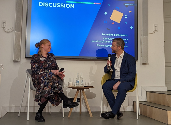 venro_eV's tweet photo. „We know that our work as #CivilSociety is effective. But we need to talk more about our achievements and successes in public“, says our Managing Director @AasaMaansson at today's #Development #Engagement Lab meeting in Berlin. https://t.co/bS7BkWgSN1