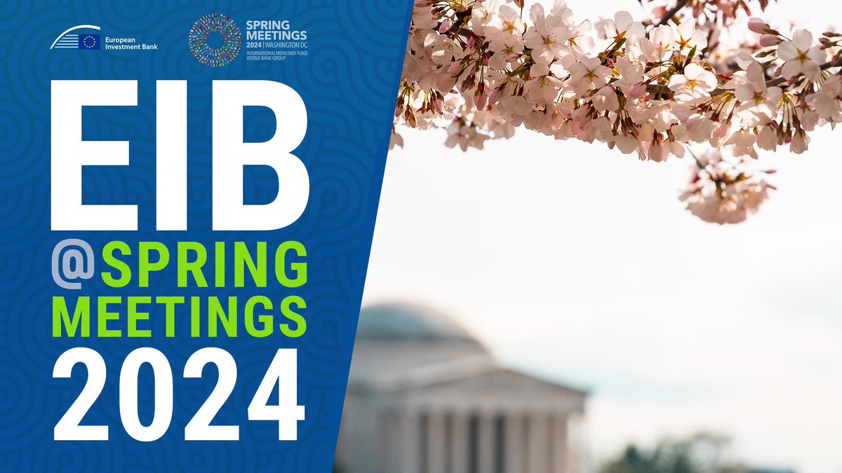 Fostering the EU’s role as a strong and reliable global partner is the @EIB Group's mission at the @IMFNews-@WorldBank #SpringMeetings. Check out the key events that President @NadiaCalvino and VP @OstrosThomas and Ambroise Fayolle will take part in.👉bit.ly/43WoPT7