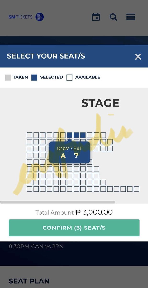 enstudioo's tweet photo. wts/lfb 

vnl tickets - japan vs usa (jan 23)

- price: php 1,200/ea
- venue: moa arena, philippines
- tier: lowerbox 414B
- seats: A7-9 

rfs: secured lowerbox!! 
send dm if interested!! 🪽🫶🏼

tags: vnl 2023, vnl philippines, ishikawa, miyaura, nishida, takahashi https://t.co/K8zF4HbU7B