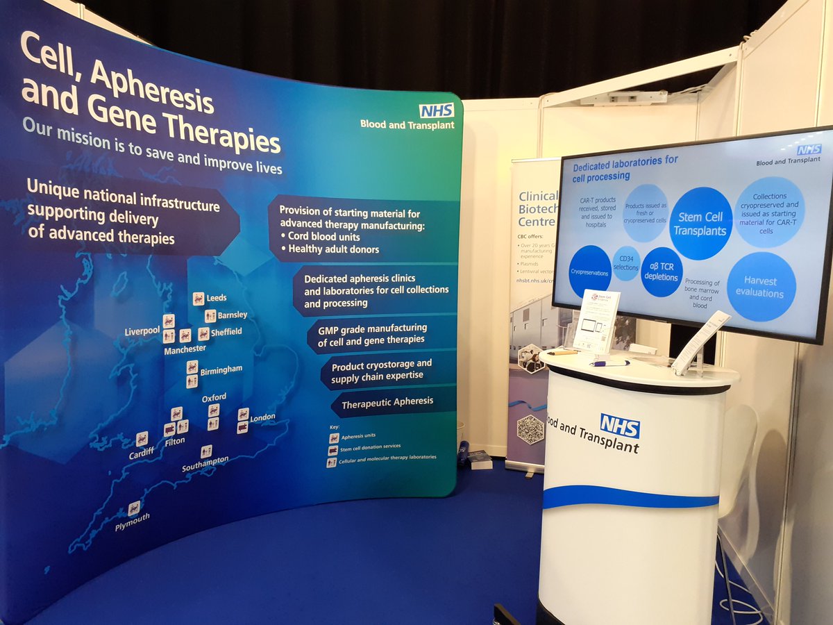 NHSBT - Cell Apheresis and Gene Therapies attending EBMT 2024! Your one stop for CAGT. 
- Looking for Starting Material? 
- Ready to GMP Manufacture? 
- Need advice or Tech Transfer? 
- Therapeutic Apheresis? Speak to NHSBT @TheEBMT
@NHSBT_CMT
cmt@nhsbt.nhs.uk