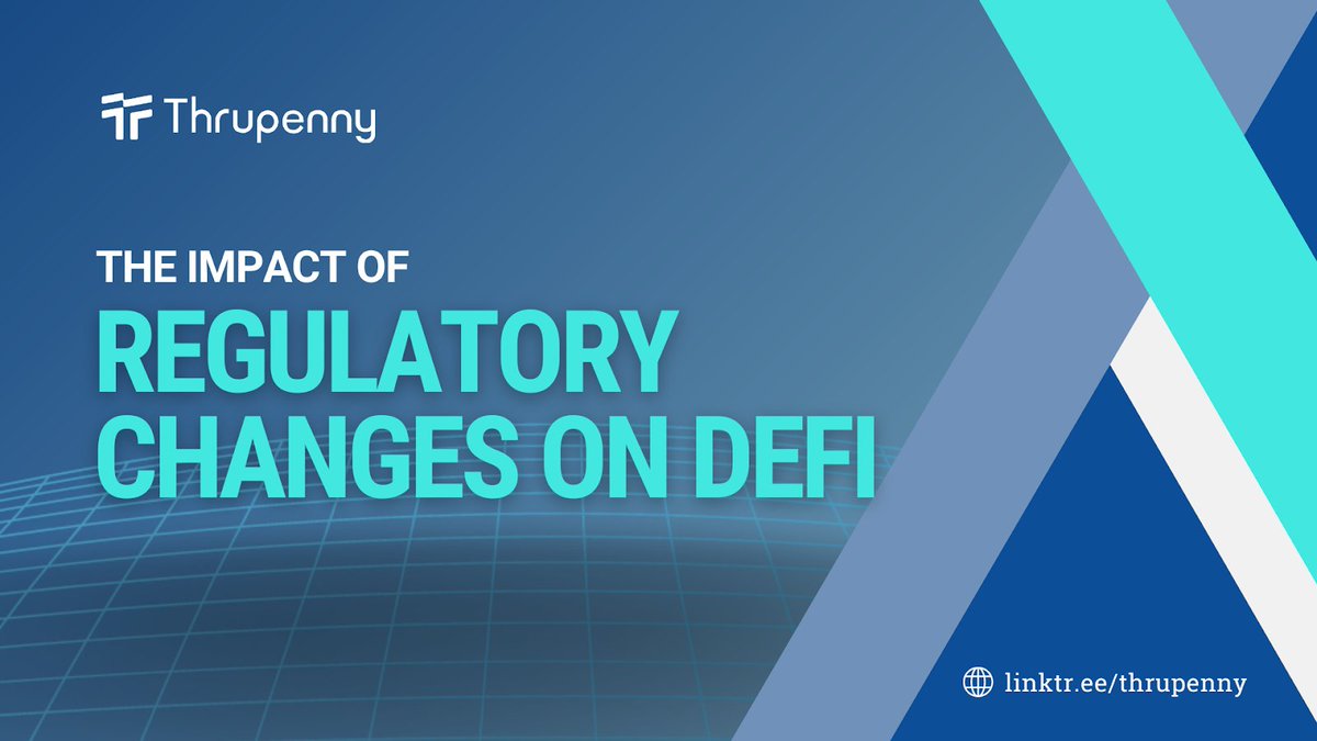 Looking Ahead 😎 Dynamics of #regulation does not shackle #DeFi, but open doors for #Thupenny for a bright future ahead! ✨ Read more here 🎲bit.ly/3PYU0as