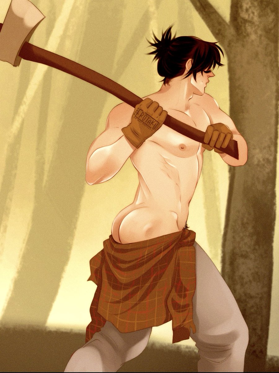 erotakucorner's tweet photo. ✨ Chosnday ✨

His adventure in the woods continues. But now he needs some wood for the night . #choso has forgotten his belt 🍑 https://t.co/E8SHeqj3bc