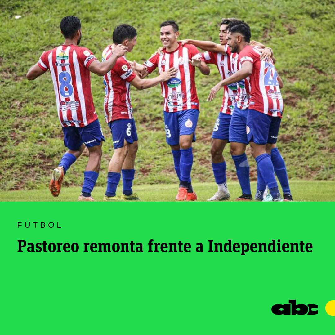 #Intermedia Pastoreo sumó sus primeros tres puntos en el torneo al doblegar con remontada incluida al Independiente, en el duelo disputado en Caaguazú.⚽️🏆 ✅Hoy se completa la fecha con Recoleta-Santaní y Tembetary-Rubio Ñu. 👉Leé más: abc.com.py/deportes/futbo…