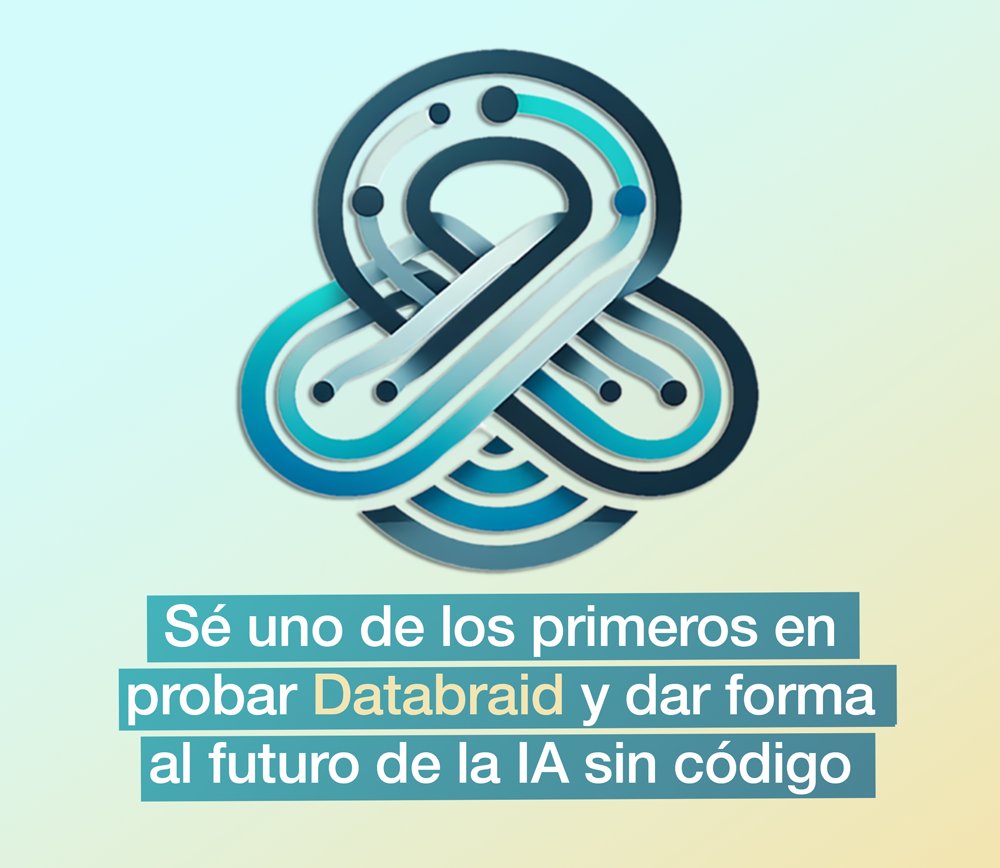 Por cierto, antes de que lancemos la campaña.

¿Sabéis que estamos registrando usuarios para la beta de Databraid?

databraid.eu/beta-register