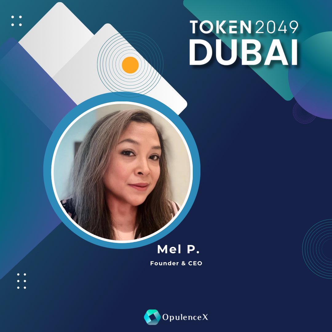 Our CEO @MelP808 has landed in Dubai We’re excited for an eventful week at @token2049 Dubai this week! Let’s Connect and Meet us DM to schedule a meeting #TOKEN2049 #OpulenceX