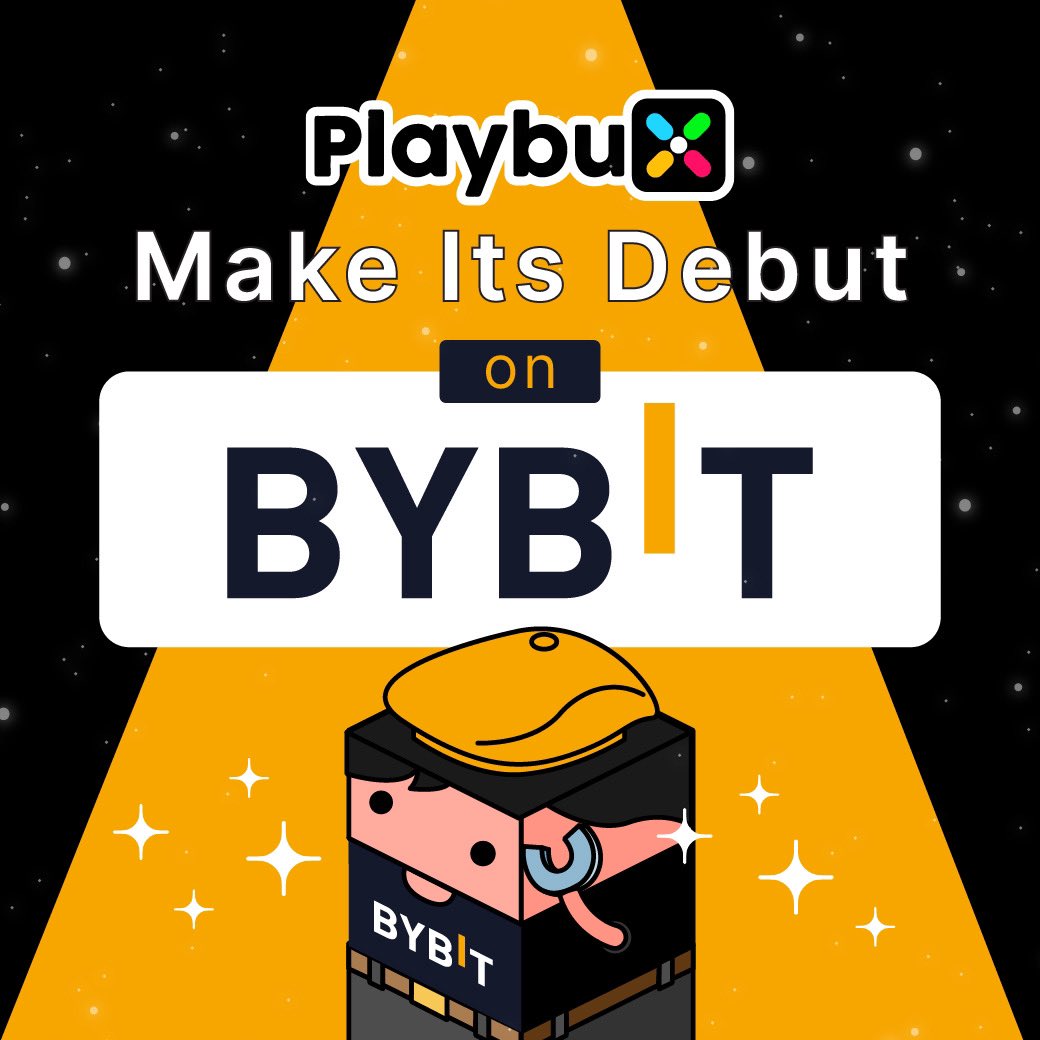 playbuxco's tweet photo. 📢 Big News! 🎉 PBUX will list on Bybit!

Trade PBUX on Bybit starting April 23!

🚀 Exciting Opportunity: Trade PBUX Now!

✅ LIKE, RT, Follow @playbuxco &amp; tag 3 friends 
✅ $10 for 3 lucky winners

#PBUX #Playbux #ByBit https://t.co/5L5oncRoEj