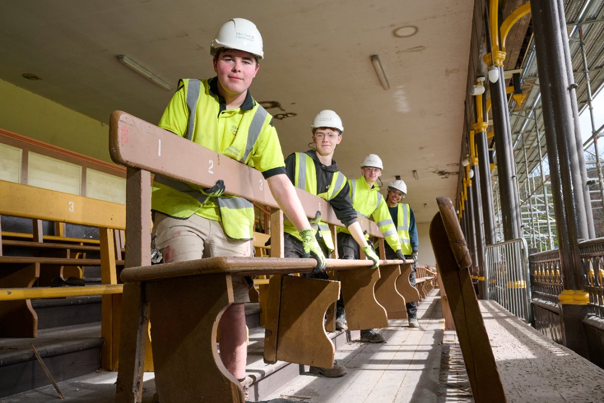 Today, Morrison Construction introduced some local apprentices working on the UK Government's Levelling Up funded project at the Northern Meeting Park in Inverness. All these apprentices have been recruited from the Highland area. Read the full story, bit.ly/NMPApprentice