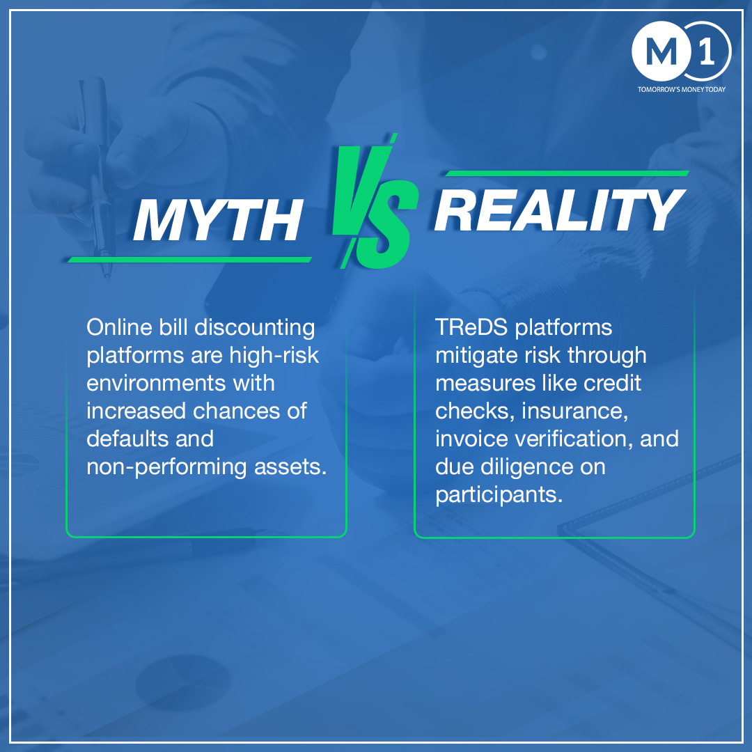 #TReDS has become a game-changer for #SupplyChains, greasing the wheels with #FasterPayments for suppliers and flexible terms for buyers. However, a misconception keeps swirling that #Billdiscounting platforms are risky. Let's bust this myth wide open with #M1xchange.