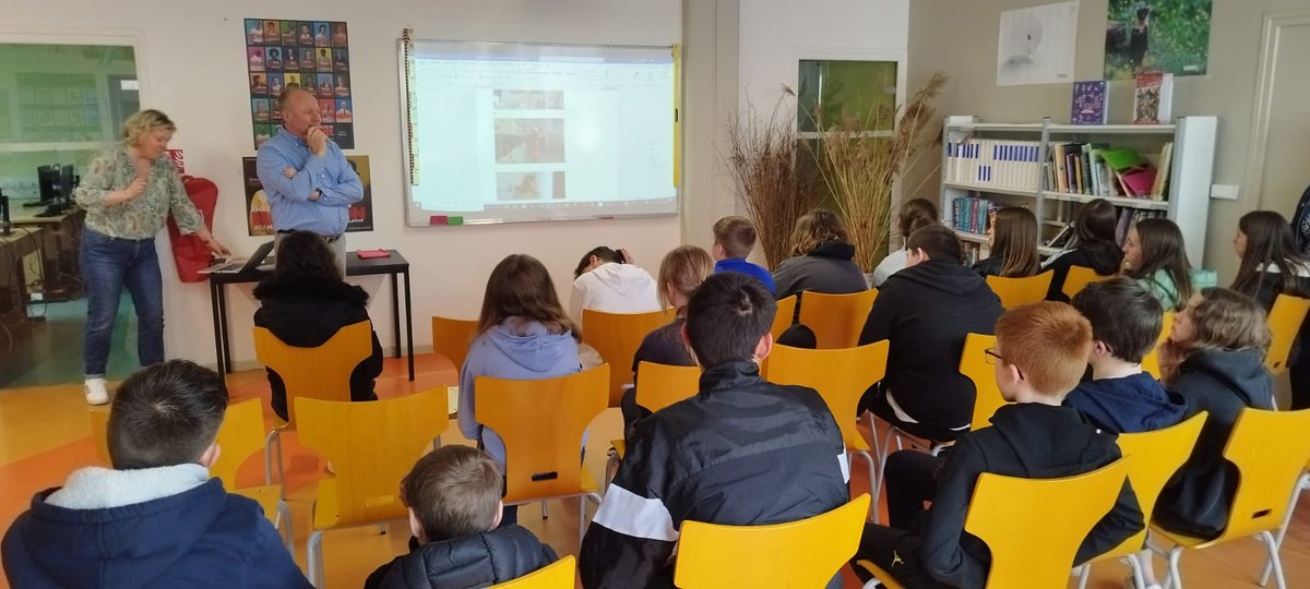 JulienGiovacch1's tweet photo. Semaine du développement durable au #collegedelamorinie.
#parcoursavenir Série de conférences pour les 4emes avec des industriels engagés. Merci à #arcinternational #eqiom #cartonneriegondardenne #carrefantastik #bepaper #alphaglass https://t.co/5F1soGnnPB