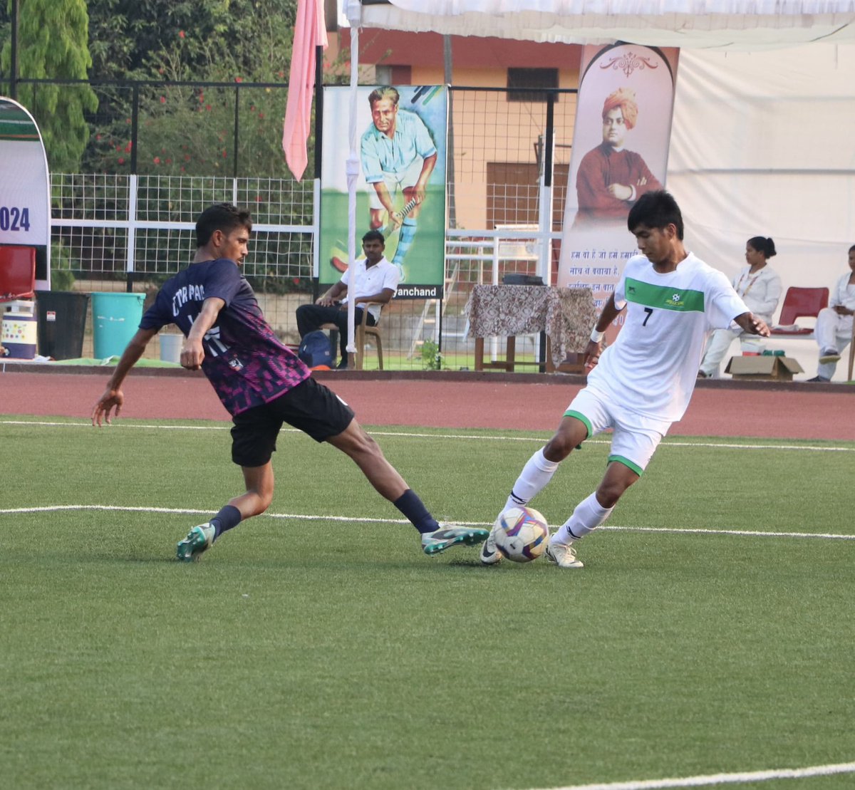 Remson Singh scores injury-time winner against Uttar Pradesh in the Swami Vivekananda U20 Men’s NFC! Jharkhand 1️⃣-0️⃣ Uttar Pradesh #IndianFootball ⚽️