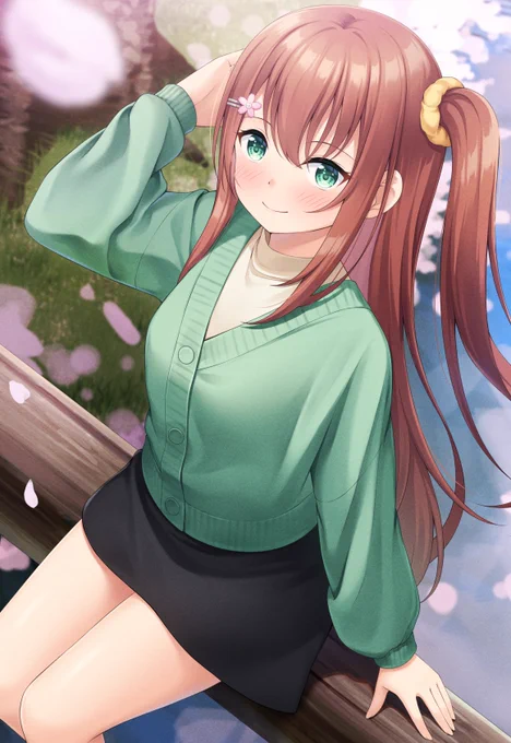 妹ちゃんとお花見 