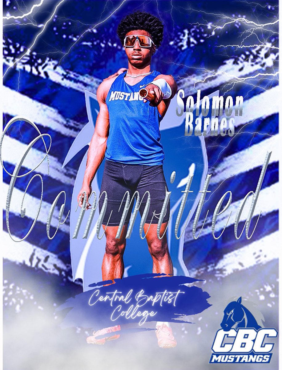 6olomon_'s tweet photo. Truly blessed to announce my commitment at Central Baptist College Track and Field team💙🩶. I want to first and foremost Thank God for the guidance and the strength and perseverance to pursue my dream lets go to work💕 https://t.co/fYjW9XZjHs