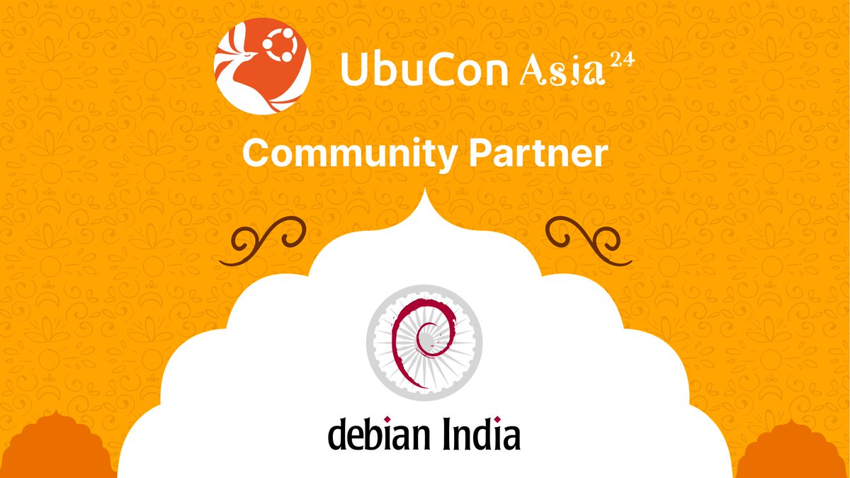 UbuConAsia's tweet photo. We're delighted to share the news of our esteemed community partners joining hands for UbuCon Asia 2024!

Join us (https://t.co/2lSRpCwZKG) as we embark on this journey to empower individuals and communities through the transformative power of Ubuntu and open-source principles. https://t.co/gGnCphWIPq