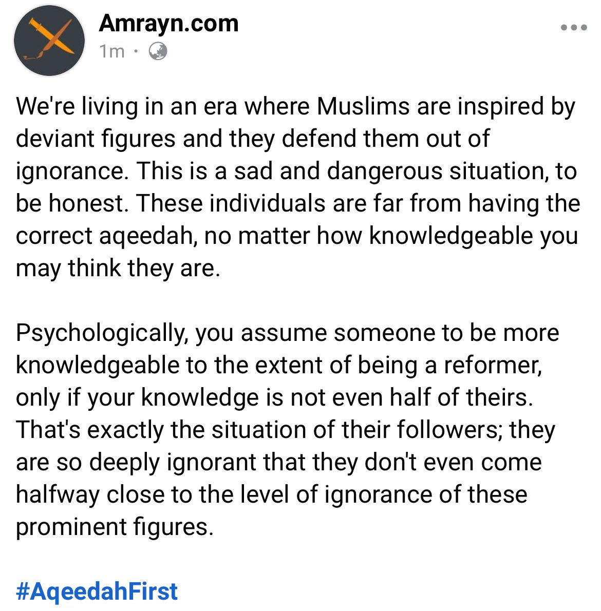 amraynofficial's tweet photo. #AqeedahFirst https://t.co/JPBp2Uo2pi