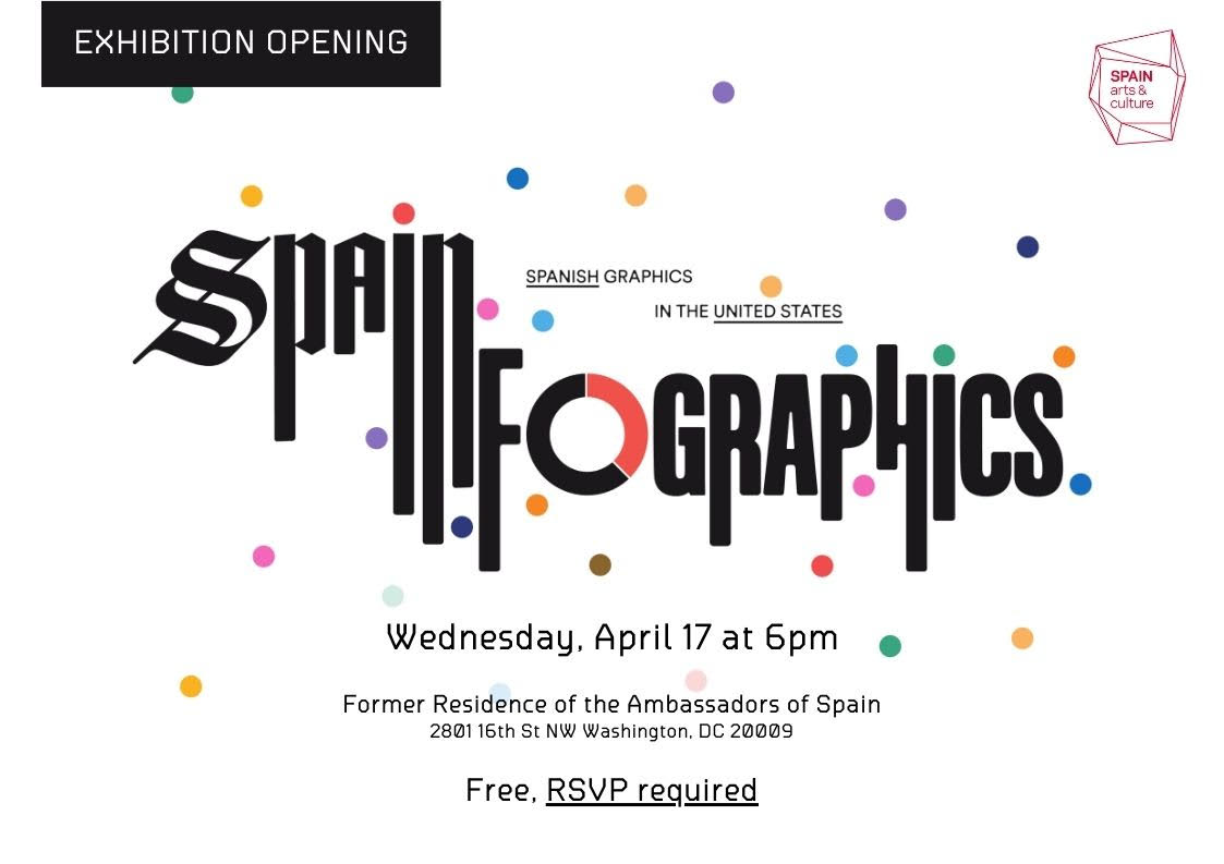 Adrián Blanco Ramos (@adrianblancor) on Twitter photo Spainfographics, an exhibition featuring the work of Spanish infographic designers in the United States, opens on Wednesday at <a href="/spaincultureus/">SPAIN arts & culture</a>.
spainculture.us/city/washingto…
If you are in the D.C. area, you can RSVP here for the free opening:
eventbrite.com/e/opening-spai… Spainfographics, an exhibition featuring the work of Spanish infographic designers in the United States, opens on Wednesday at <a href="/spaincultureus/">SPAIN arts & culture</a>.
spainculture.us/city/washingto…
If you are in the D.C. area, you can RSVP here for the free opening:
eventbrite.com/e/opening-spai…