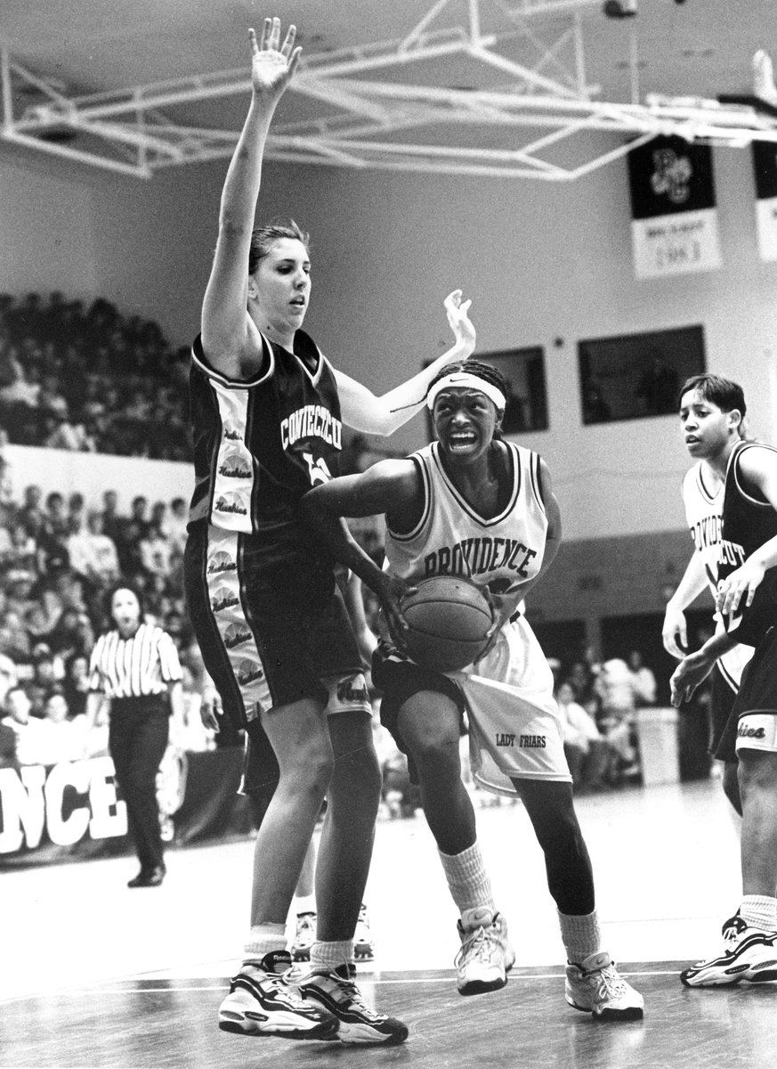 It's Draft Day in the @WNBA‼️ So, we figured we'd take this opportunity to recognize Nadine Malcom '97, who became the first player in our program's history to play professionally in the 'W' #WNBADraft #WNBA #indianafever